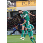 Sergio Rodríguez se convirtió en un valladar inexpugnable en la defensa ponferradina.