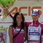 El berciano Sergio Bernardo en el podio de la Vuelta a León de este año