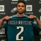 José Joaquín Arcega-Whiteside, elegido en el draft de la NFL para los Philadelphia Eagles.