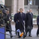Zapatero, a su llegada a la sesión de ayer del Consejo Europeo.