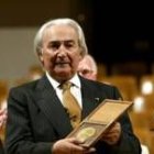 Odón Alonso en uno de los homenajes recibidos en el Auditorio Nacional de Madrid