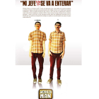 De arriba abajo, ilustración para Heineken, Notario  integrado en una de sus obras, el ‘Cover Dough Holes’, que rellena los vacíos de tu vida y cartel publicitario que el artista leonés realizó para Cruzcampo.