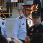 El jefe de los Mossos d'Esquadra, Josep Lluis Trapero, a su llegada a la Audiencia Nacional para declarar ante la juez Carmen Lamela, como investigado por sedición en relación a la actuación de la policía catalana.