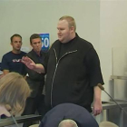 Kim Dotcom, durante su testimonio ante el juez, el lunes, en una imagen de vídeo.