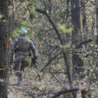 Un soldado ucraniano en el frente del oeste del país. ALEX BABENKO