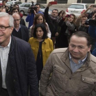 El alcalde de Tarragona, Josep Fèlix Ballesteros, a su llegada a los juzgados para declarar por el 'caso Inipro'.