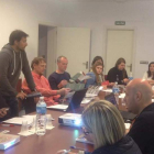 Reunión ayer de los técnicos internacionales en La Pola. DL