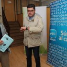 Canedo ofreció ayer una rueda de prensa en la sede del PP. L. DE LA MATA