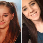 Las adolescentes Samra Kesinovic, de 16 años, y Sabina Selimovic, de 15.