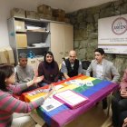 Miembros del colectivo Awen LGTBI+. JESÚS F. SALVADORES