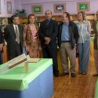 Autoridades locales, provinciales y educativas, en la inauguración