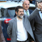 Jordi Sànchez, a su llegada a la Audiencia Nacional el pasado octubre.