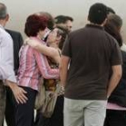 El hermano de María Asunción Vitorica fue recibido en Torrejón por familiares y amigos