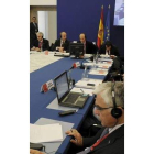 Sebastián, en el centro, junto a sus homólogos europeos.