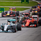 Lewis Hamilton lidera el Gran Premio de Canadá.