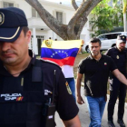 Leopoldo López en la Embajada de España en Caracas.