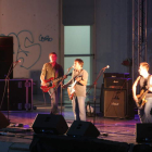 Una banda local en un concierto durante la Encina, en una imagen de archivo. ANA F. BARREDO