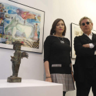 Alexandra Domínguez y Juan Carlos Mestre comparten exposición en la galería Ármaga. FERNANDO OTERO