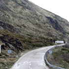 Imagen de la carretera cortada. MARCIANO PÉREZ