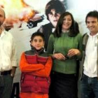 El director de cine Miguel Albaladejo, y los actores Borja Navas, Mariola Fuentes y Fernando Tejero