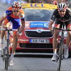 Luis León superó en un reñido mano a mano a Jens Voigt.