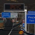 Imagen de archivo de la autopista del Huerna que comunica León con Asturias