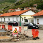 Las obras se han iniciado simultáneamente en ambas localidades, en la imagen, Ciñera.