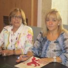Mallo y Carrasco, durante la firma del convenio.
