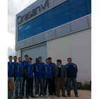La plantilla de Agustinos Leclerc visitó ayer la empresa Drasanvi.