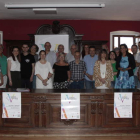 Participantes y profesores del curso de verano de Cistierna. CAMPOS