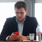 Albert Rivera, en una reunión de la Ejecutiva Nacional de Ciudadanos.