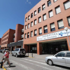 Acceso al hospital El Bierzo en Ponferrada.