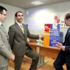 El consejero de Sanidad, César Antón, durante la presentación del Plan sobre el Camino de Santiago