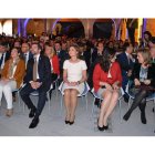 Autoridades y representantes de Radio Televisión Castilla y León, en el acto de ayer. ALMUDENA ÁLVAREZ