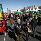El público visitó con interés las zonas dedicadas a la maquinaria agrícola.