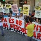 Concentración de afectados por preferentes y cláusulas suelo hipotecarias en Barcelona