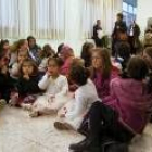 Alrededor de medio centenar de niños participaron en la fiesta de las alumnas del taller de empleo