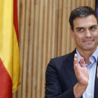 El secretario general del PSOE y candidato a las elecciones generales, Pedro Sánchez.