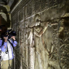 Imagen de una de las estanacias que se acaba de abrir al público en el majestuoso santuario de Amún Ra. KHALED ELFIQ
