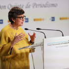 La ministra de Asuntos Exteriores, Unión Europea y Cooperación, Arancha González Laya. JUANJO MARTÍN