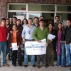 Parte de los jóvenes del PP que han participado en las jornadas de empleo y vivienda en Cistierna