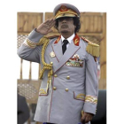 Muamar Gadafi, durante un acto oficial en Trípoli, en junio del 2010.