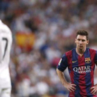 Lionel Messi y Cristiano Ronaldo durante el clásico del pasado octubre en el Bernabéu.