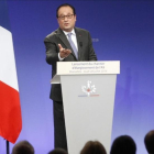 El presidente francés, François Hollande, en una conferencia de prensa el 28 de julio.