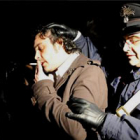 Marcello Marrazzo, sospechoso de pertenecer al clan camorrista de los Marrazzo, al entrar en un coch