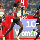 Cherono y Onsando tiran de Cheruiyot en la final de 5.000 metros.