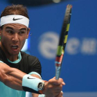 Rafael Nadal, durante el partido contra Wu Di, su debut en el Abierto de China
