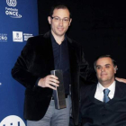 Héctor Robles y el director de Accesibilidad Universal de Fundación Once, Jesús Hernández.