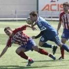 El zaguero leonés, en un derbi entre el Huracán y el que ya es su equipo