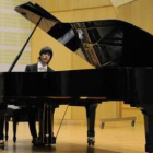 El joven pianista cántabro Pierre Delignies Calderón.